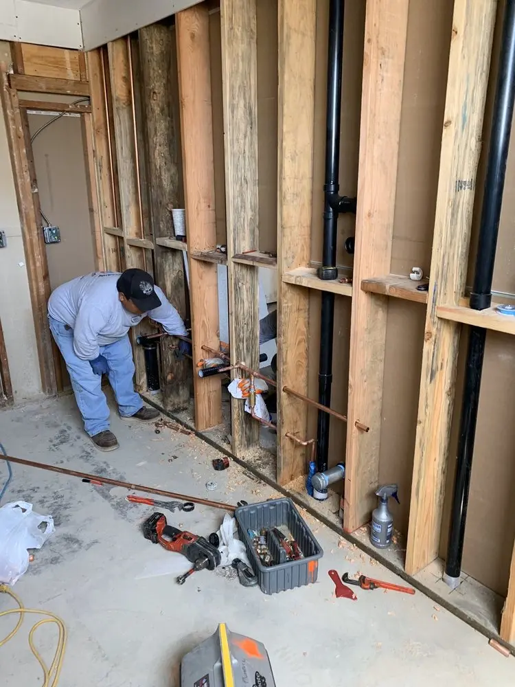 Commercial rough-in plumbing for Gas Line Repair in Jacksontown